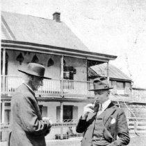 Samuel W. Kulp (left) & Abram S. Kulp (father & son), ca.1920