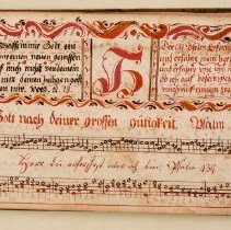 Abraham Geissinger's manuscript tunebook, 1810