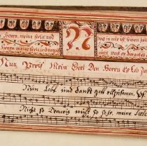 Abraham Geissinger's manuscript tunebook, 1810