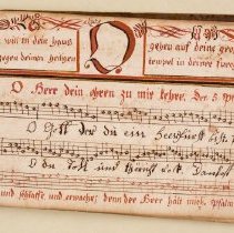 Abraham Geissinger's manuscript tunebook, 1810