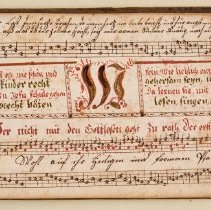 Abraham Geissinger's manuscript tunebook, 1810
