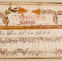 Abraham Geissinger's manuscript tunebook, 1810