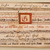 Abraham Geissinger's manuscript tunebook, 1810