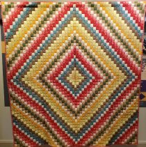 Rainbow Quilt, circa 1890