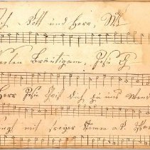 Manuscript tunebook by Jacob Gross, 1835