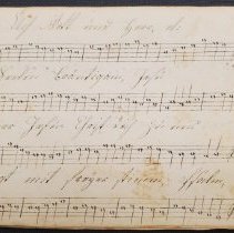 Manuscript tunebook for Debbie Wismer, 1827
