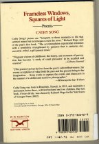 Frameless Windows, Squares of Light Back Cover