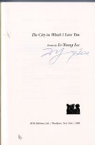 The City in which I Love You Author's autograph