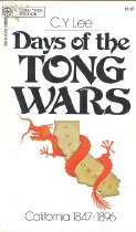 Days of the Tong Wars...Front Cover