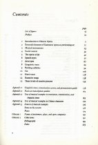 Cantonese opera : performance as creative process. Contents