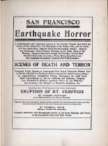 San Francisco earthquake horror. Title Page