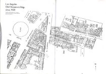 Los Angeles Old Chinatown Map, circa1920.