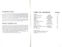 Publishing Information and Table of Contents
