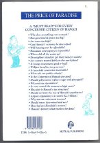 The Price of Paradise: Lucky We Live Hawaii?, back cover
