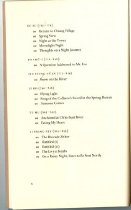 The Silk Dragon: Translations in Chinese, ToC