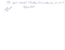 China Lane, Quon Hing Co., Ting Yak Sak, Mott Street, 1939 (Back)