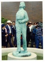 A statue commemerating the accomplishments of the WASP