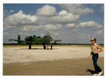 A-10 Warthog in an airfield