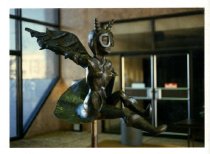 A brass statue of Fifinella