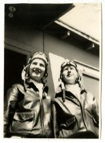 Two WASP in their flight jackets