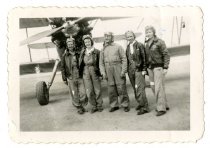 Four WASP and their instructor