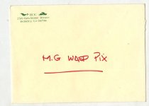 Envelope the negative was kept in