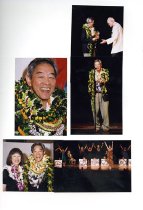 Five pictures of Clarence Lee at the Alliance Awards Ceremony