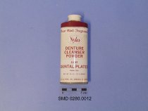 Canister, Denture Powder