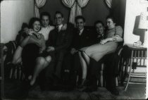 Six Dental Students on Couch 1940