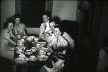 People at Dinner Table 1940