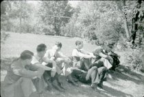 Dental Students in Park 1940