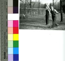 Students Throwing Horseshoes 1940