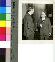 Russell Bunting Visiting Detroit Dental School 1941