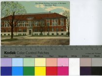Postcard of the UM School of  Dentistry 1908 Building