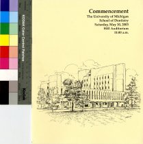 2003 commencement program