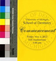2012 commencement program