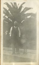 Robert Ross Turner with his grandfather, 1934