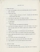 Fluoride program daily check list page 1