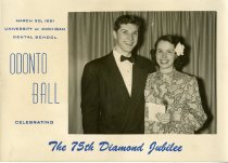 Dolores and Charles Kelly at 1951 Diamond Jubilee Odonto Ball