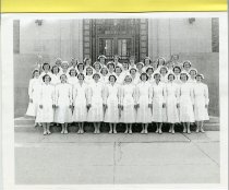 Group photograph of 1953 dental hygiene graduates