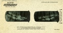 Two x-rays of Jackline Myers' teeth, 11/17/1952