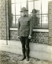 Gelhaar in army uniform ca. 1917-1918