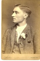 Photograph of dental student [Edward Bartlett Spalding]