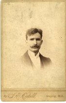 Photograph of dental student [F.W. Fleming DDS 1891]