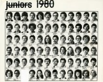 1980 School of Dentistry junior composite photograph page 1