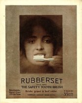Rubberset Safety Toothbrush advertisement, 02/25/1911