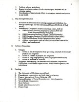 Proposal for the International Center for Oral Health planning process