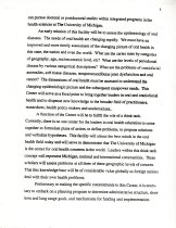 Proposal for the International Center for Oral Health planning process