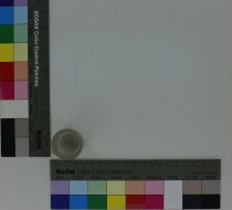 Small, translucent clear glass mortar