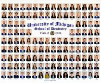University of Michigan School of Dentistry Class of 2020 composite